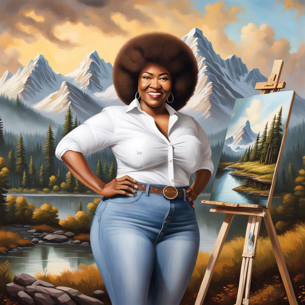 Female Bob Ross