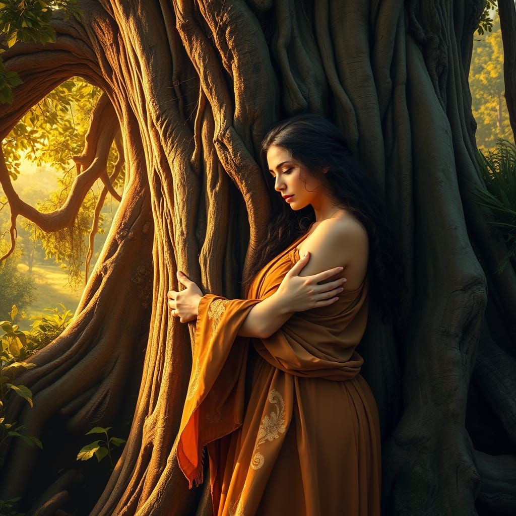 Ethereal Goddess in Harmony with Nature