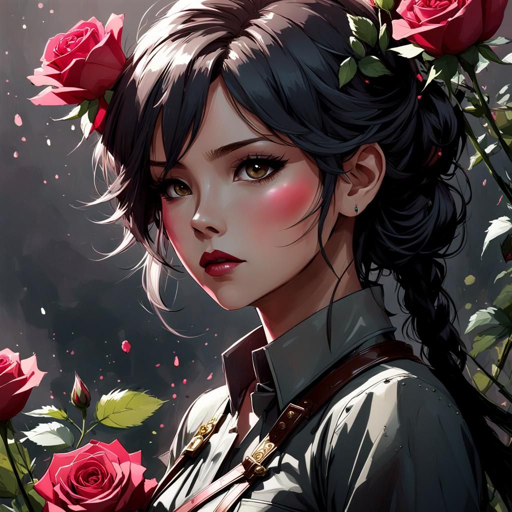 Ringa Roses: Highly Detailed Studio Photo