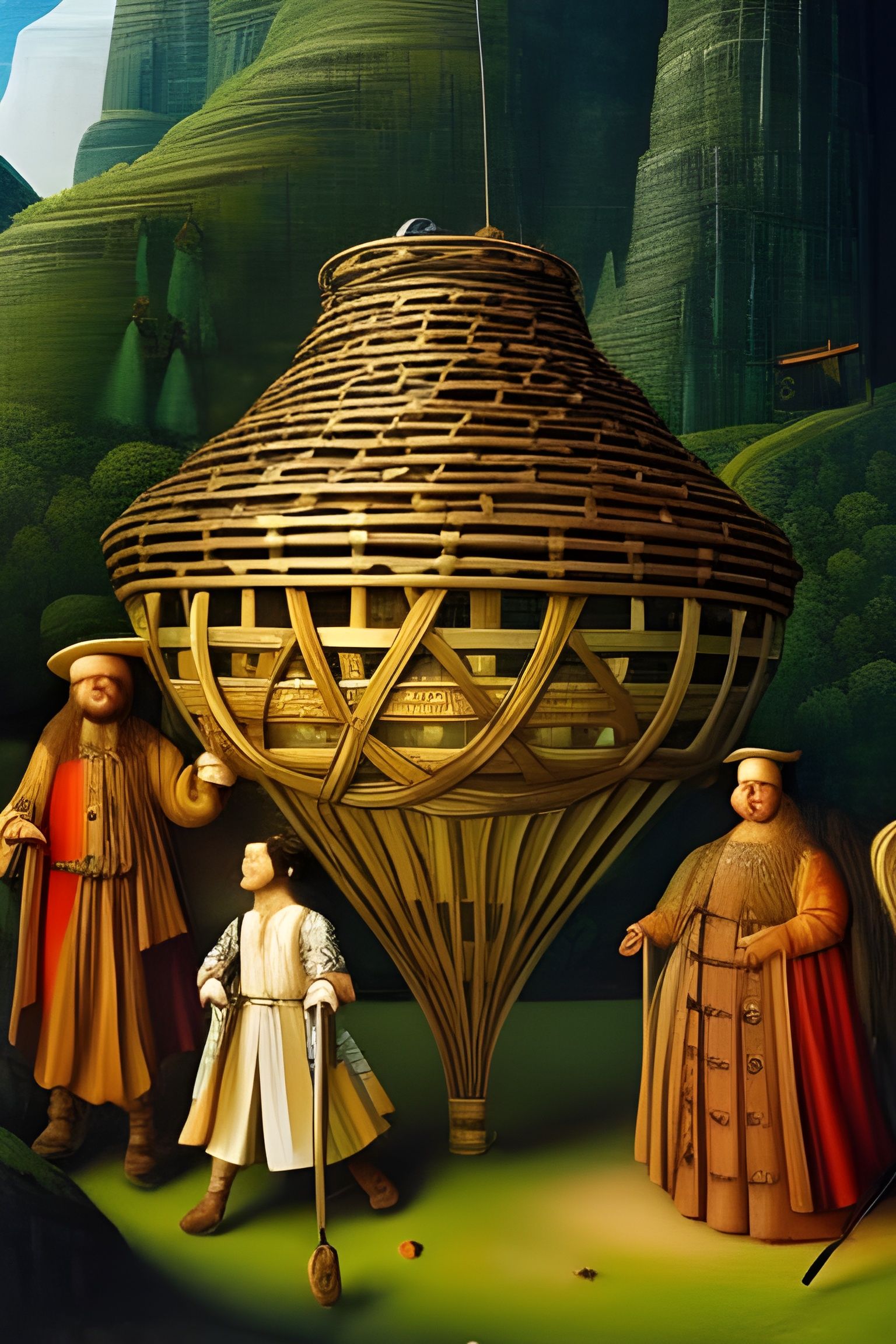 Sacrificial Wicker Vessel, Hebridean Islands (ca. 1550)