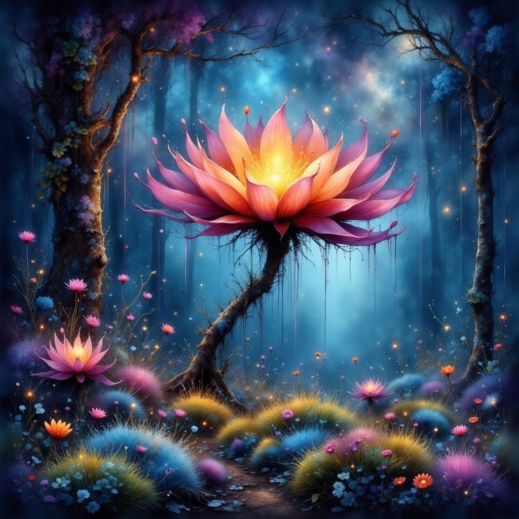 A solitary wonderful flower