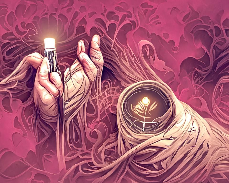 Matte Black Paper Art: Healing Salve