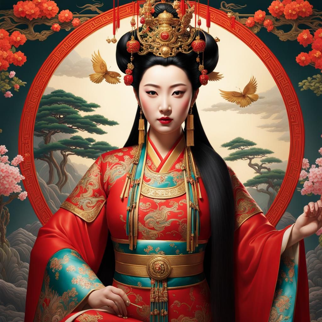Xiwangmu, also known as the Queen Mother of the West