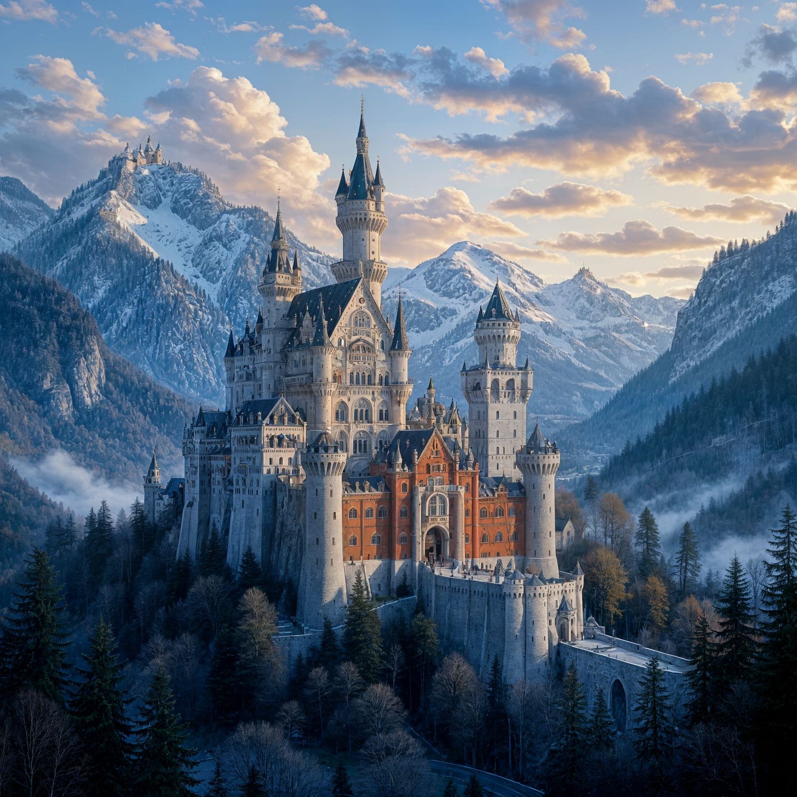 A castle on the hill