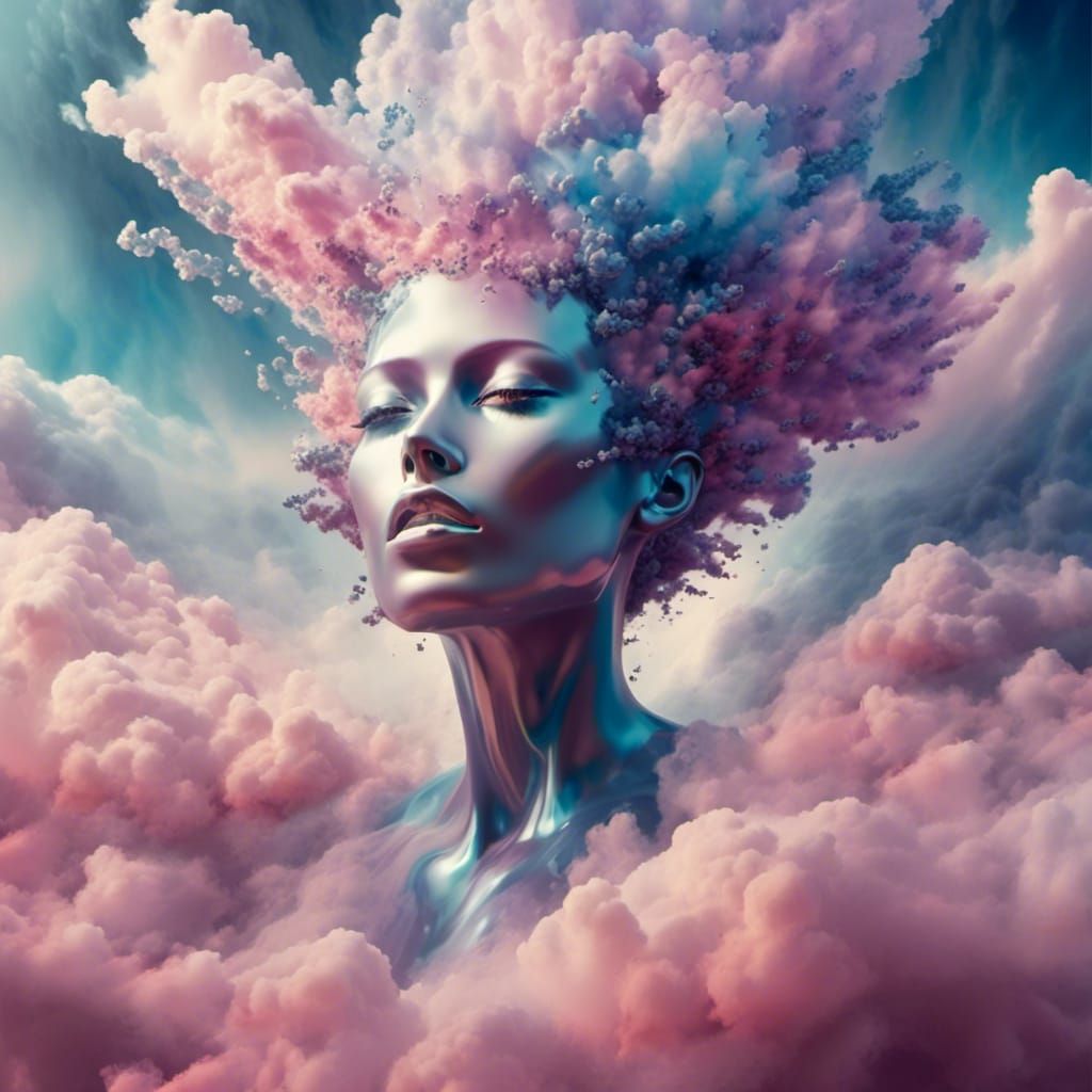 A face in the clouds