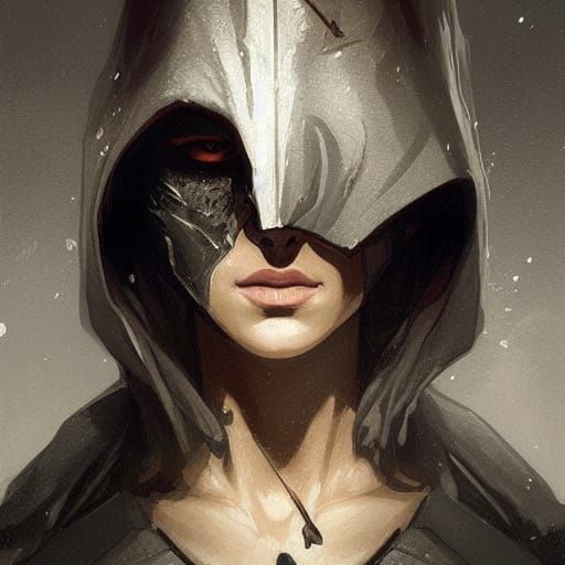 Hooded Archer Portrait with Dynamic Lighting