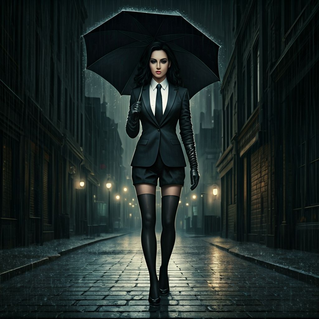 Diana Prince in Gotham: Dark Mystical Style