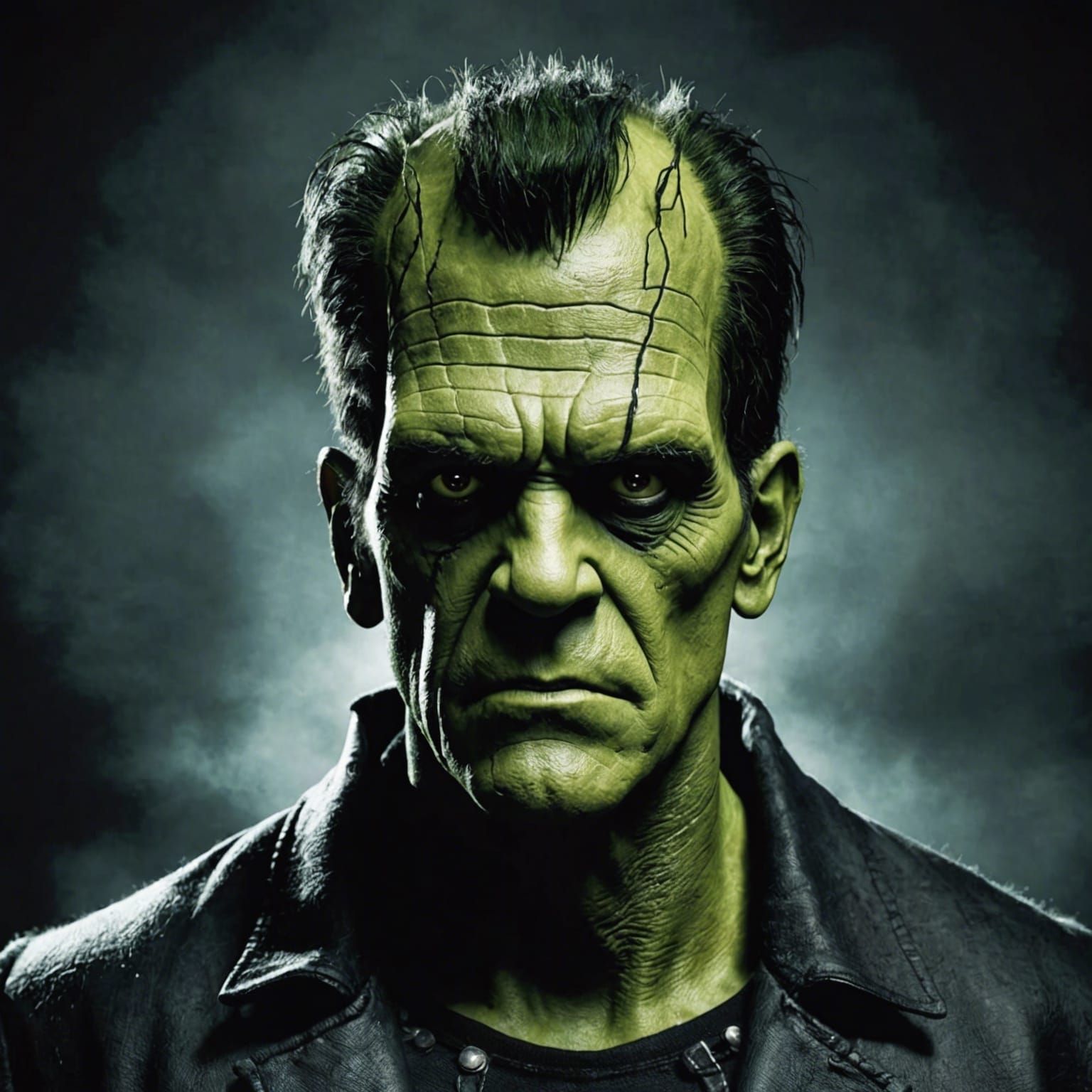 Classic Frankenstein's Monster Illustration