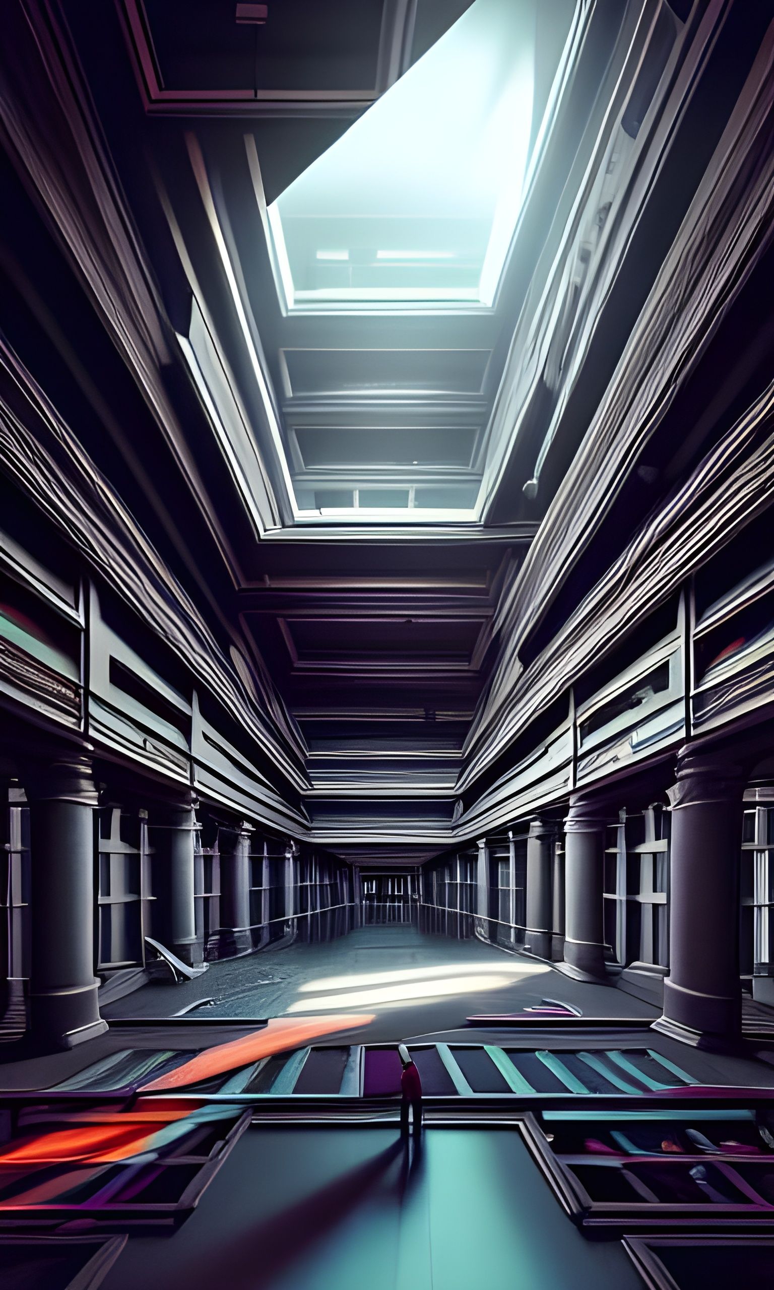 Detailed Psychosis Render with Volumetric Lighting