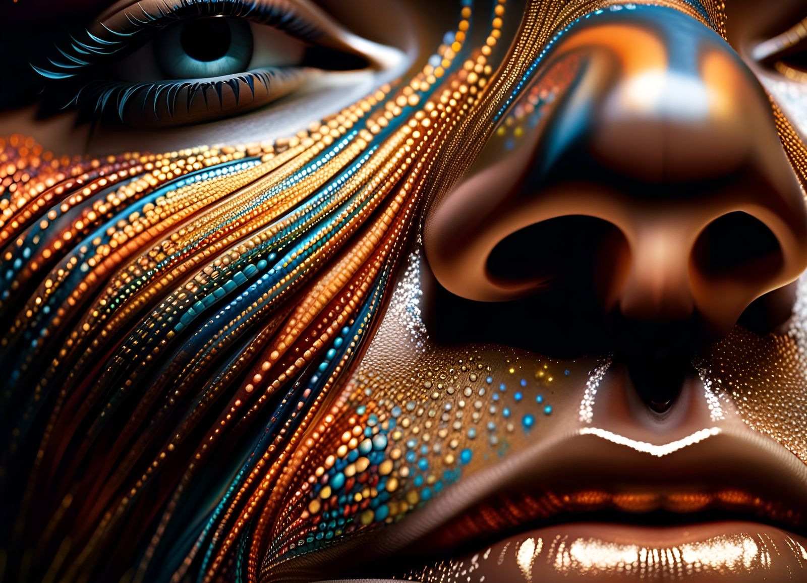 Detailed Portrait Photography of a Beautiful Woman