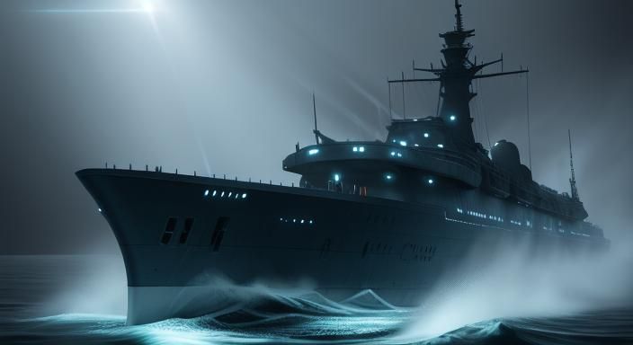 Icy Waters Submarine Concept Art