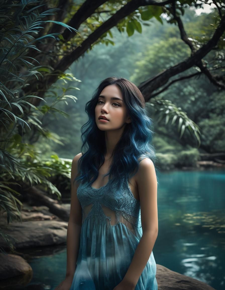(Professional Photography Bokeh Portrait, (((dreamy))) (((gr...