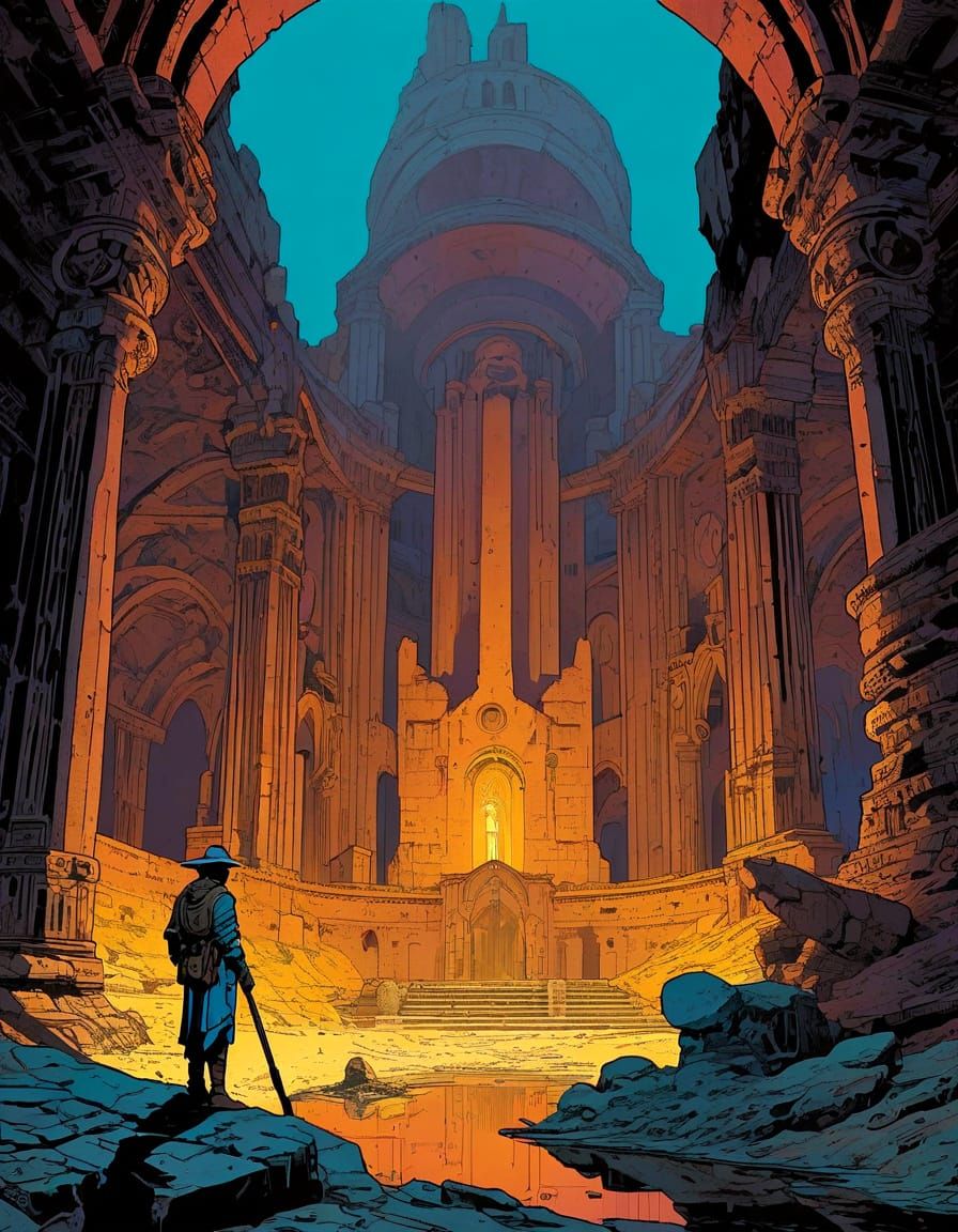 Archaeologist Uncovers Floating Artifact in Ancient Ruins