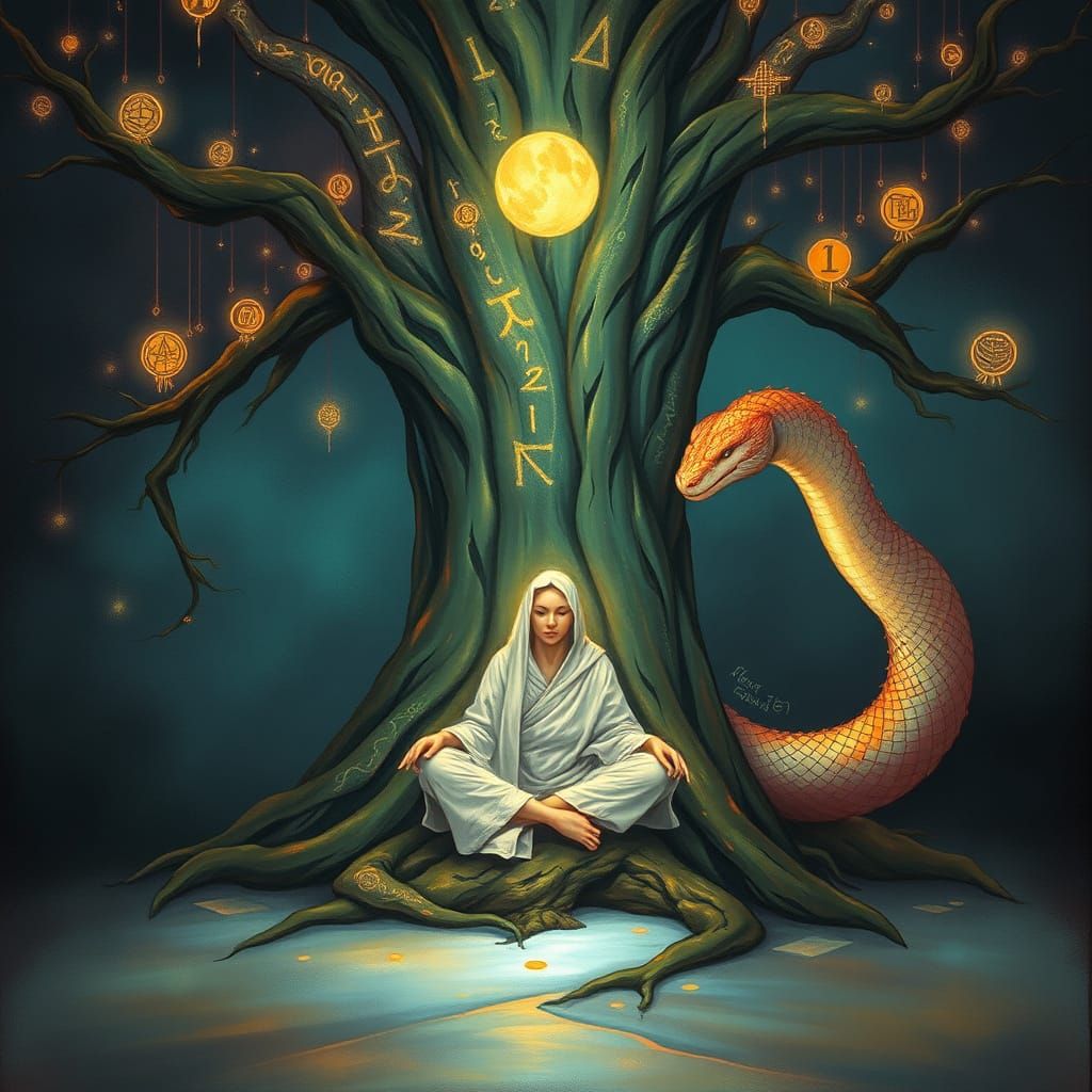 Ethereal Guardian of Ancient Wisdom