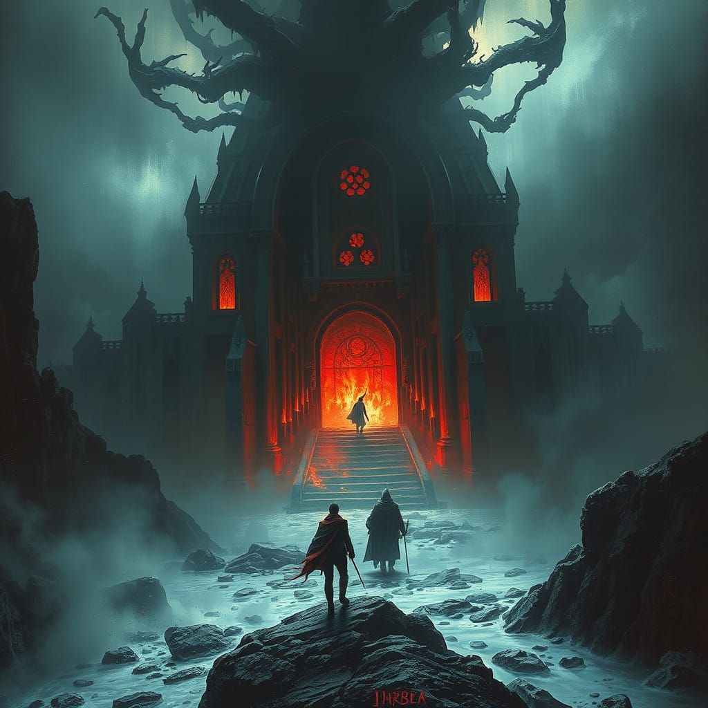 Dark Realms of the Underworld in Horror Art