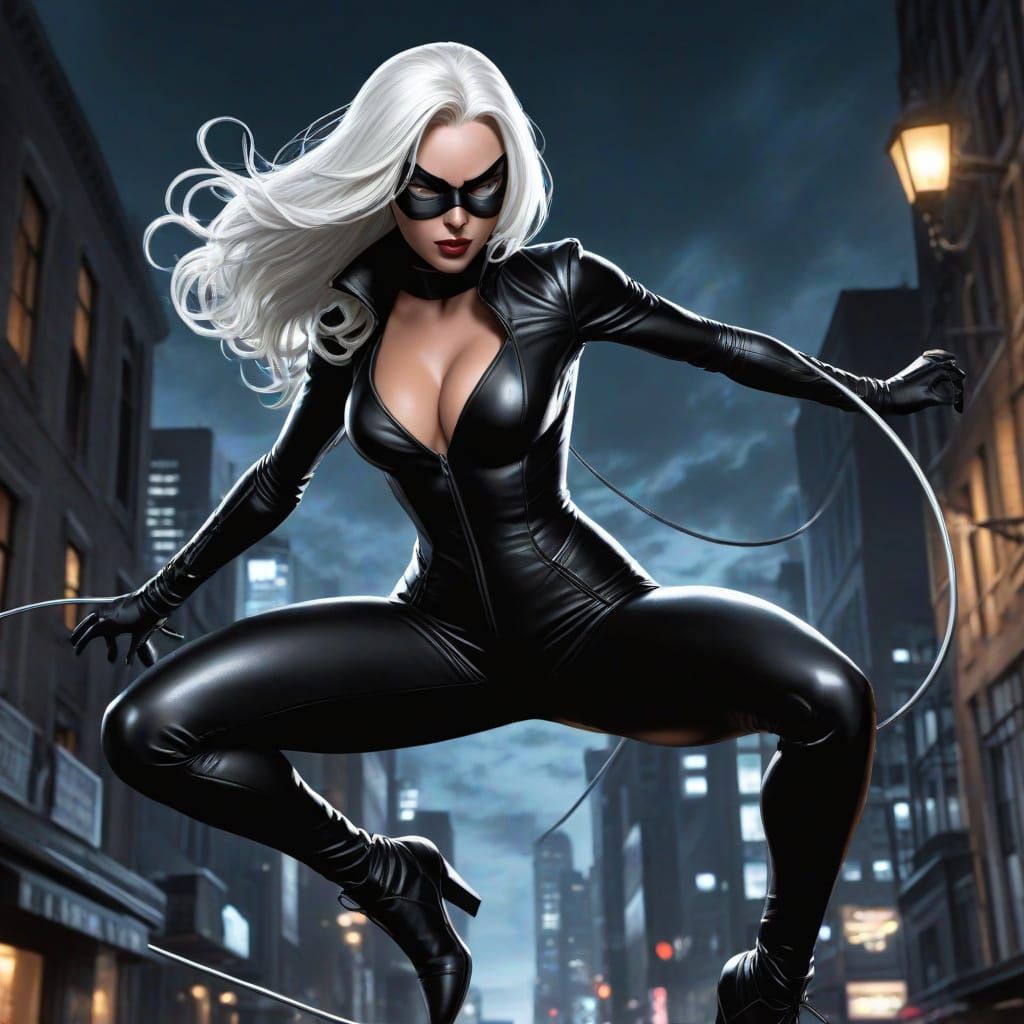 Marvel Comics' Black Cat Leaps into Action