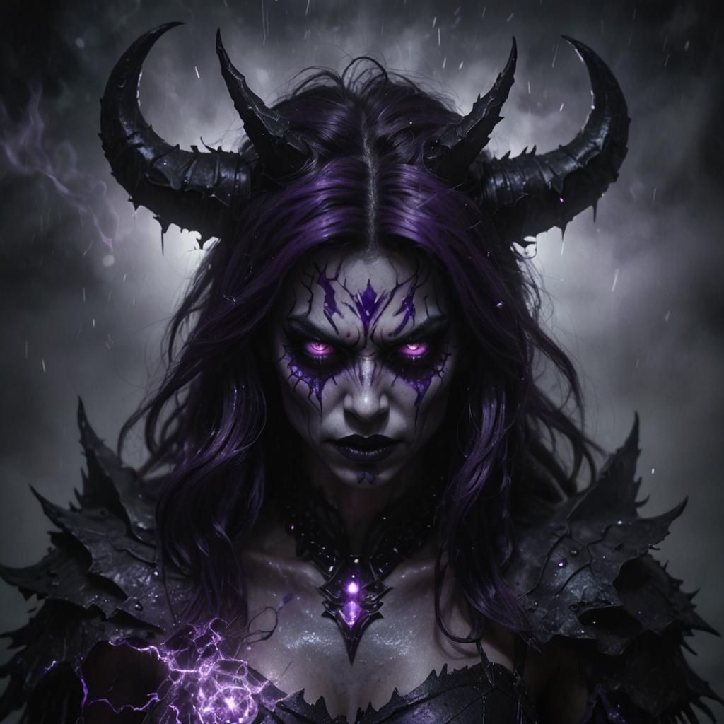 Gritty Portrait of a Four-Dimensional Demon Girl