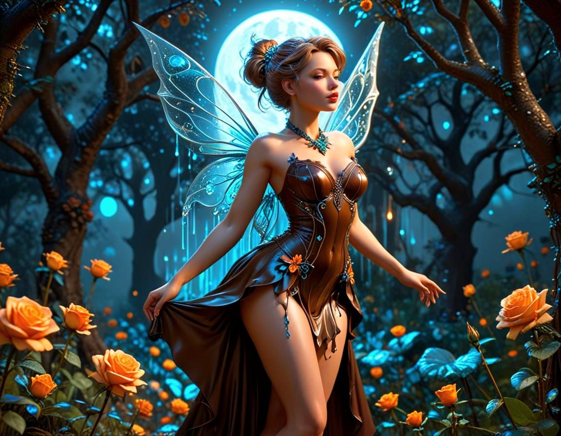 Chocolate Fairy Creates Paradox in Graphite Pencil Style