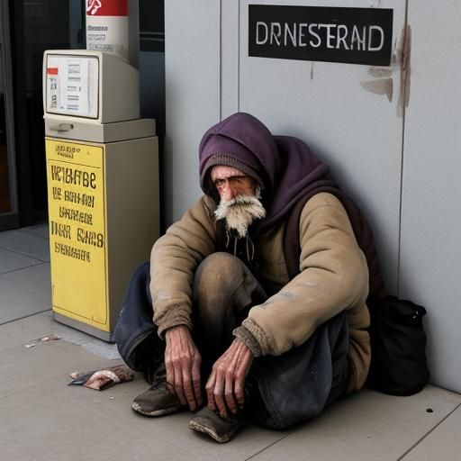 Evocative Image of the Plight of the Homeless