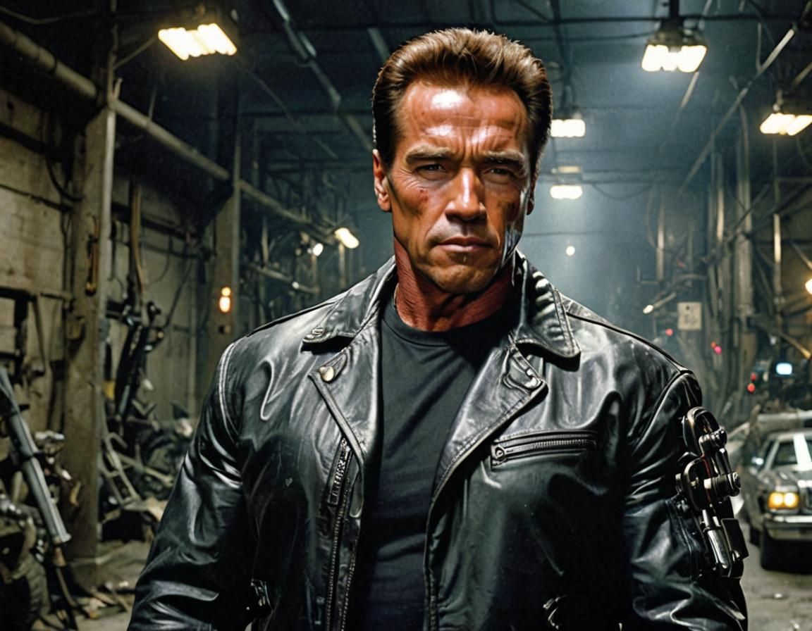 Arnold Schwarzenegger as the Terminator