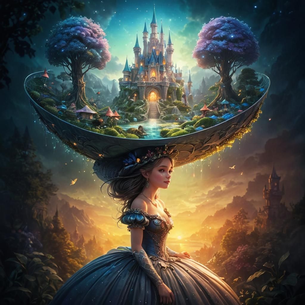 Her whole kingdom in a hat