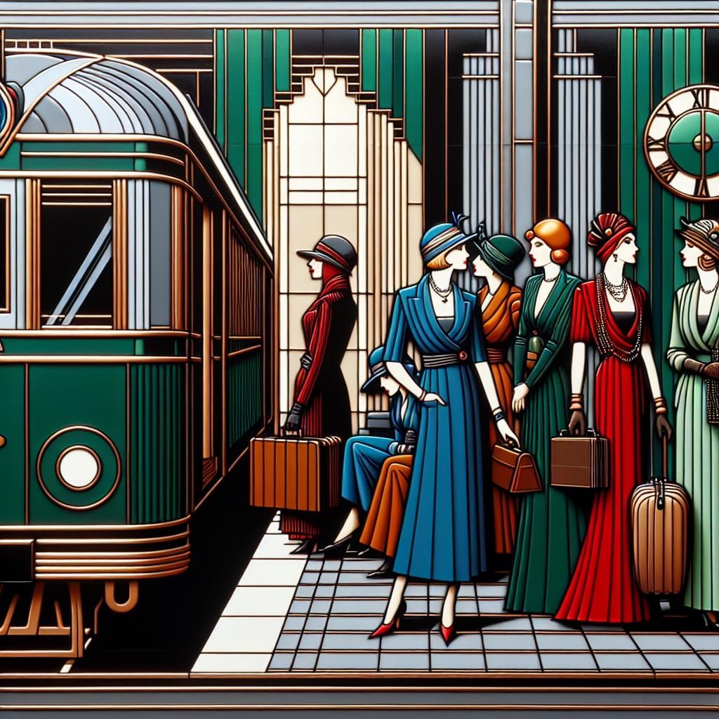 Art Deco Train Station