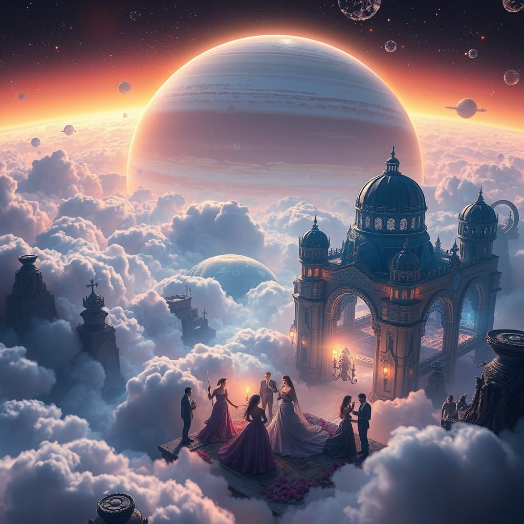 Majestic Jupiter Prom in Dreamlike Atmosphere