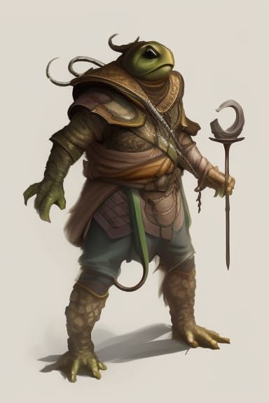 Tortle Bard Portrait in Dungeons and Dragons Style