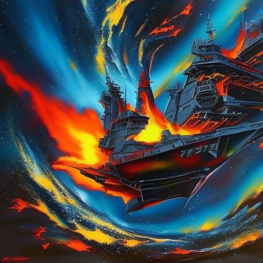 Burning Attack Ships: Graffiti Art in Space