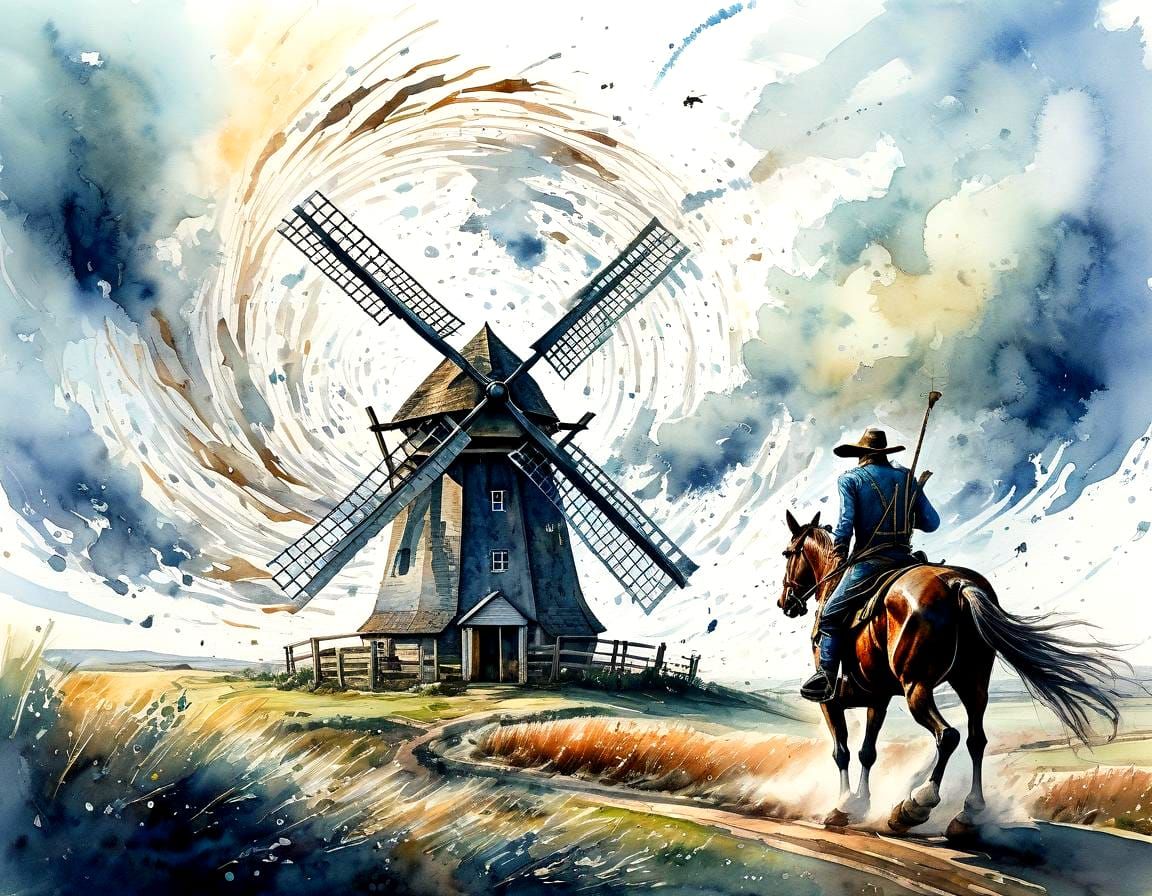 Don Quixote and the Fantasy Windmill
