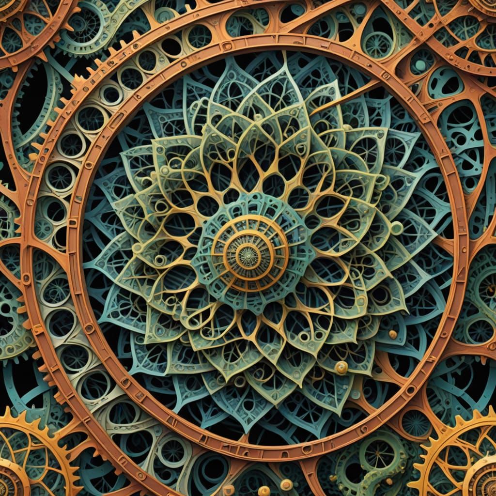 Mathematical Designs in Nature, Inspired by Escher and Stale...