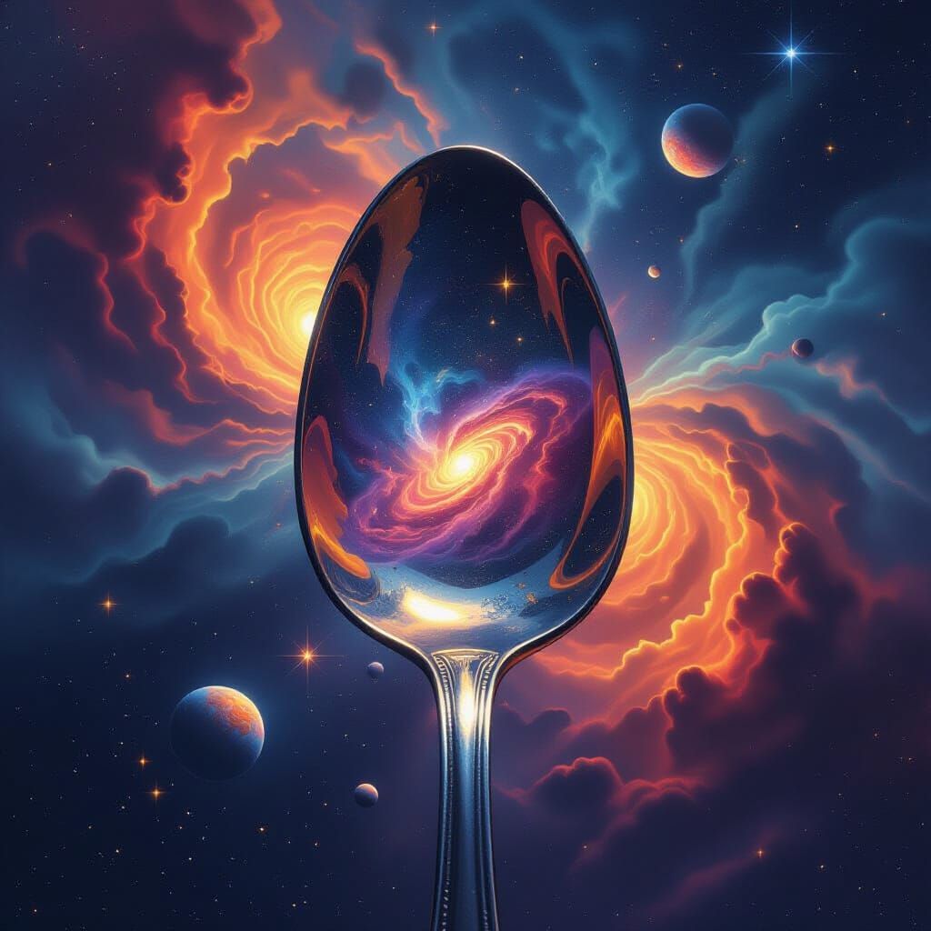 Cosmic Spoon: A Universe Reflected