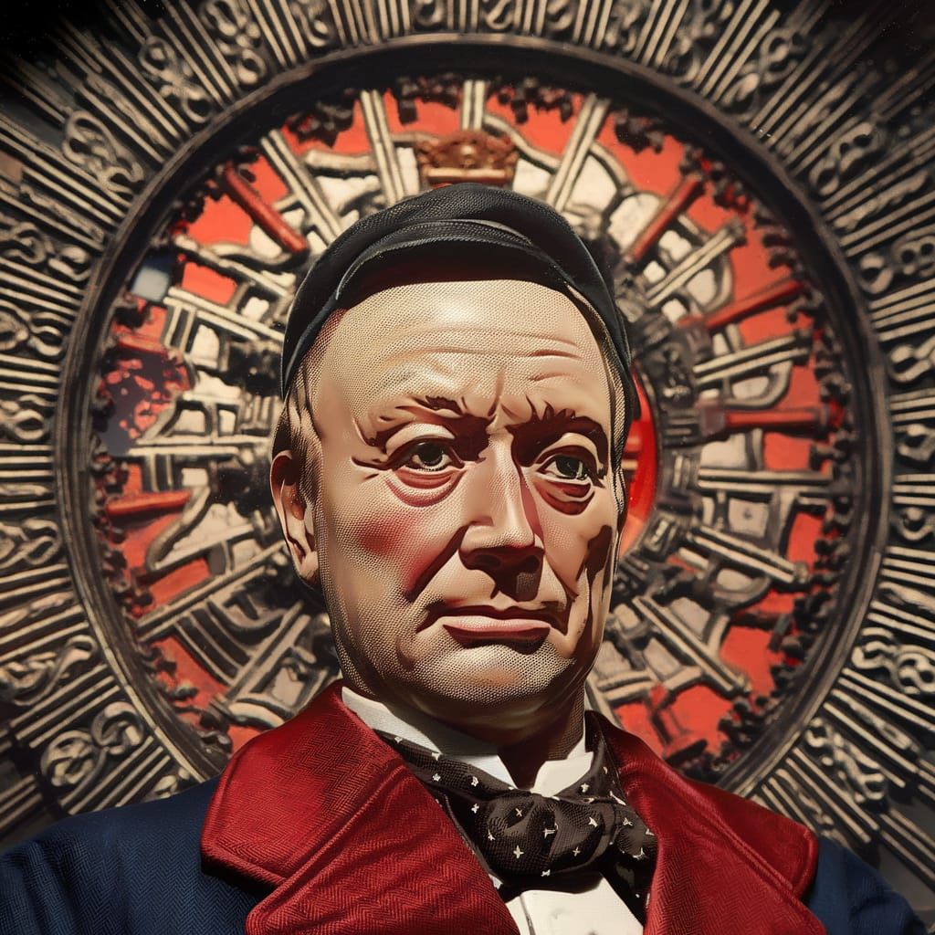 Winston Churchill at the Houses of Parliament