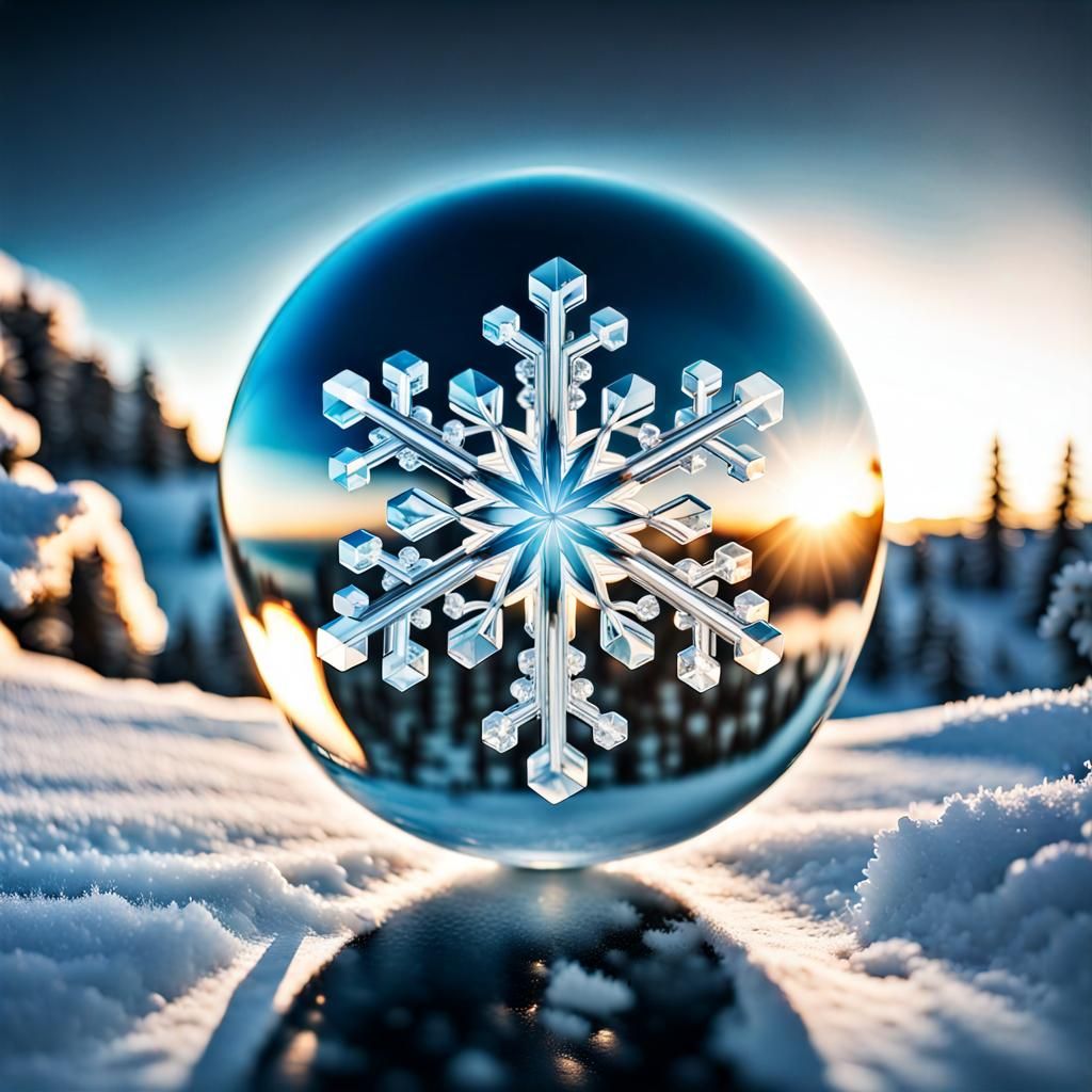 Crystal snowflake