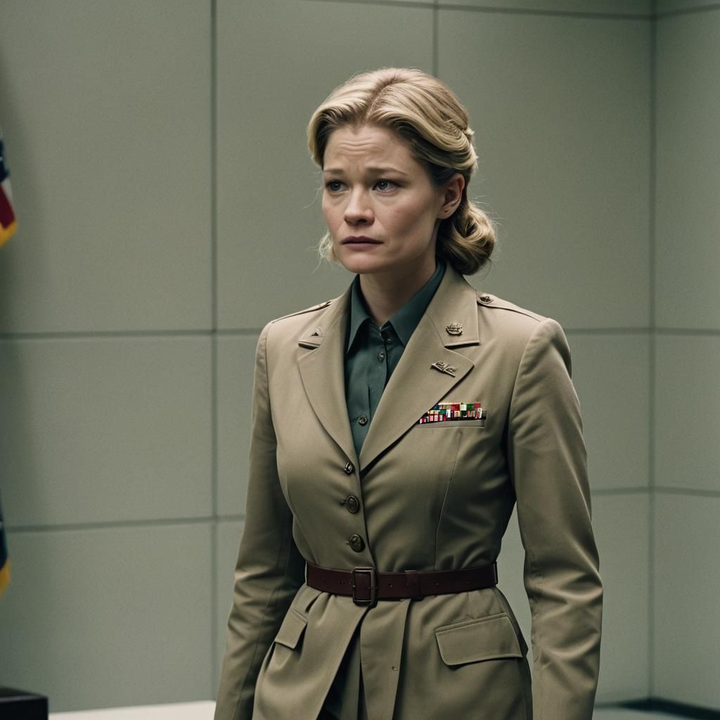 Emilie de Ravin as Secretary of Defense