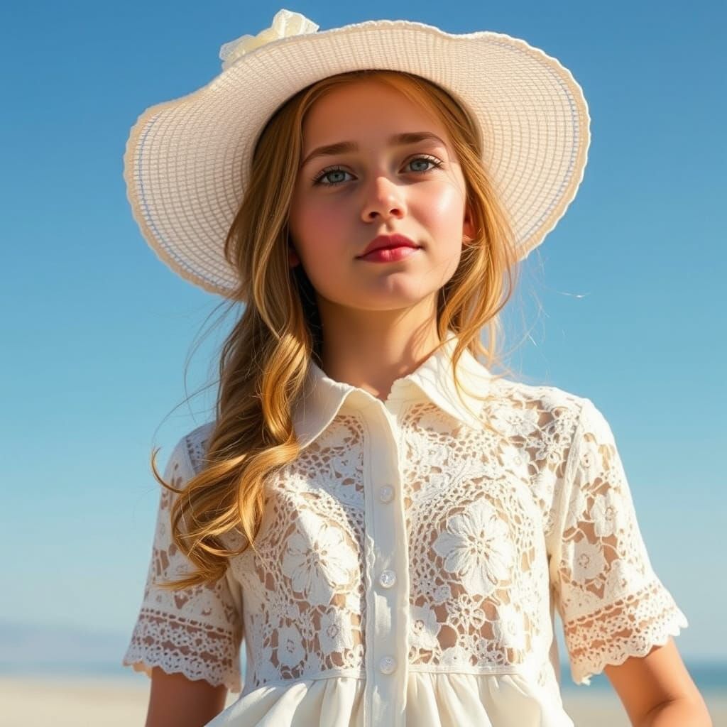 Shirt Lace Collage of Pretty Girls