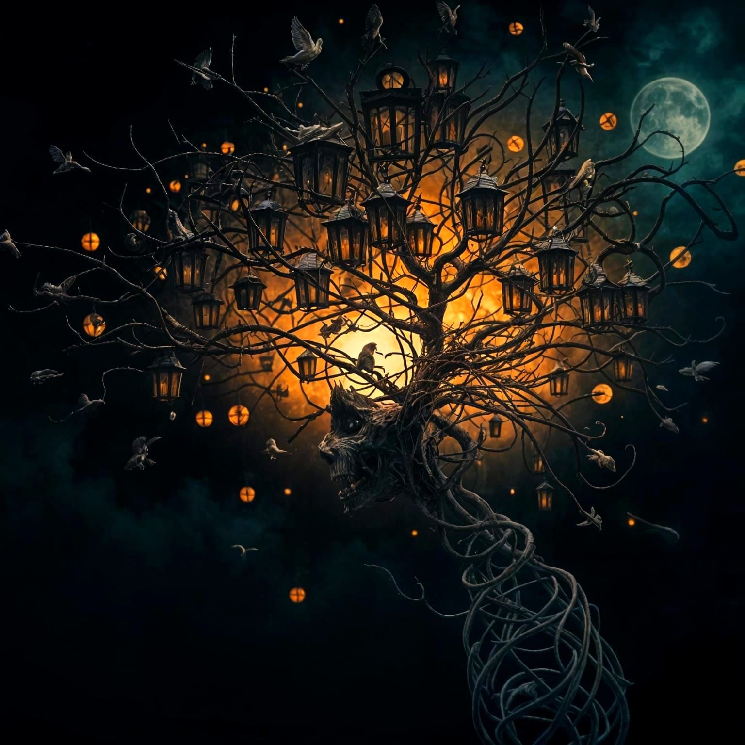 Ethereal Surrealism in Chiaroscuro