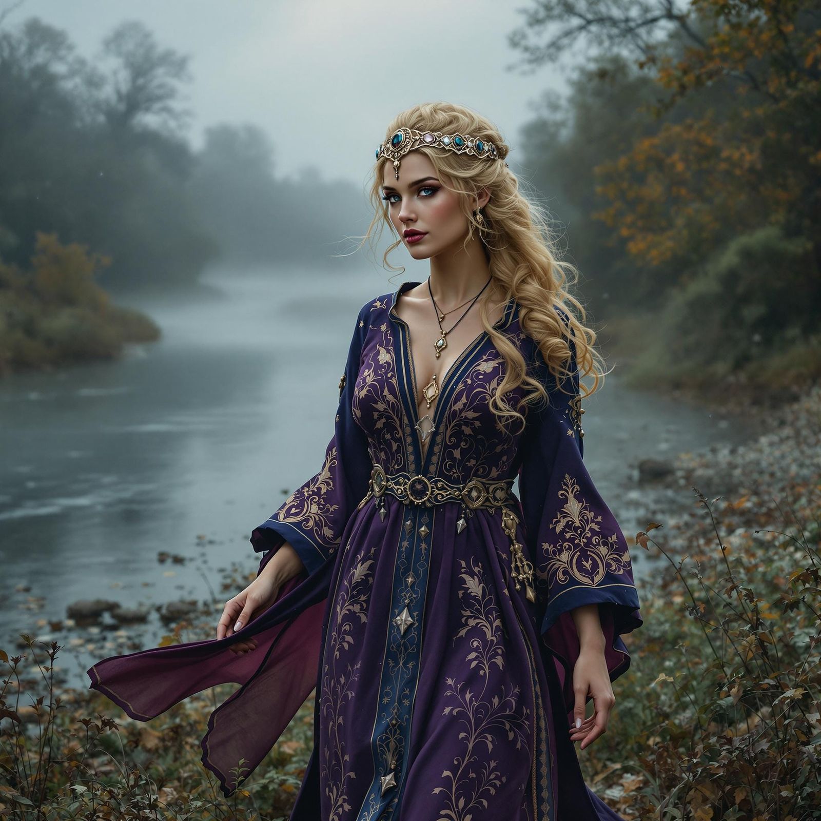 Celtic Goddess Icauna on the Banks of the Yonne