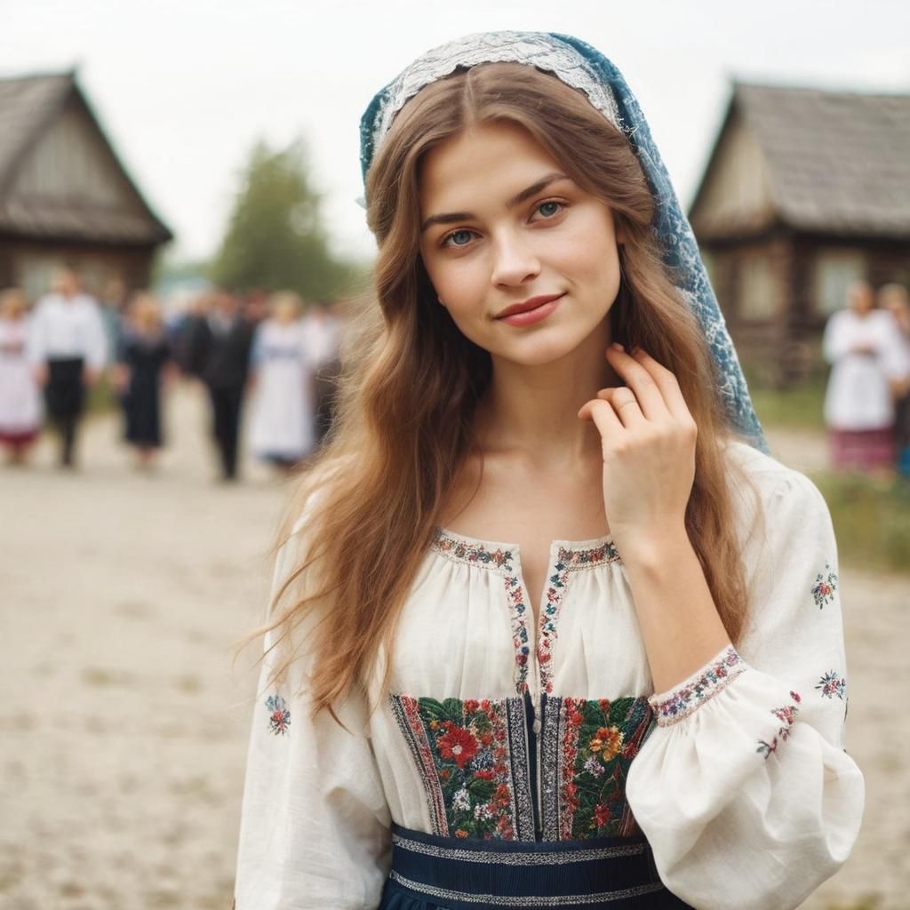 Pretty slavic woman
