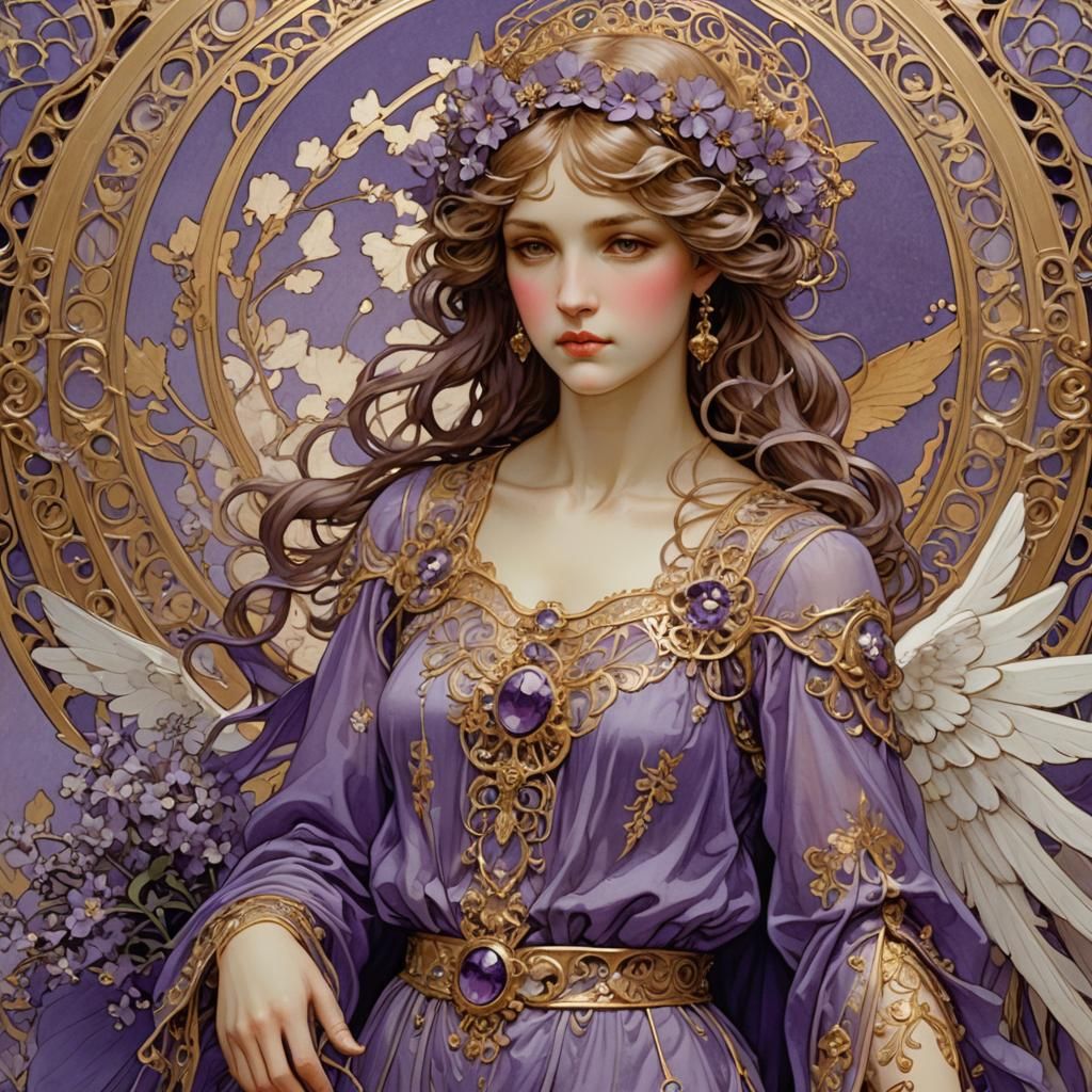 Violet Flame Angel