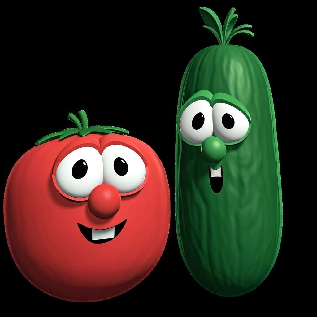 Bob the Tomato and Larry the Cucumber