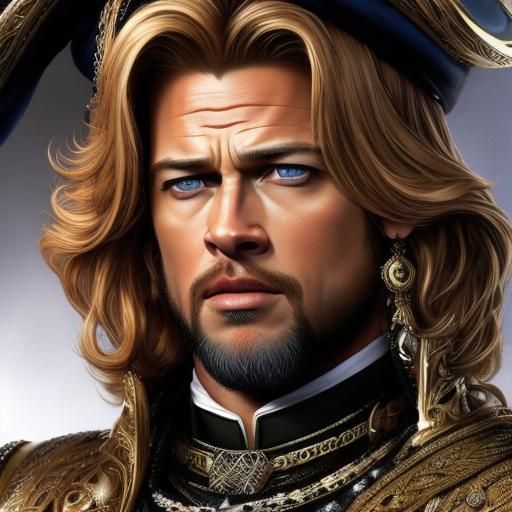 Hyperrealistic Portrait of a Young, Regal Prince