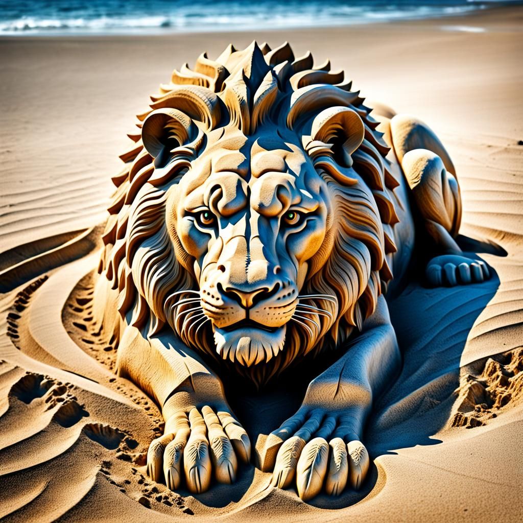 A sand lion
