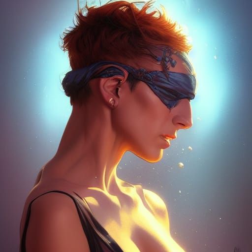 Sandman Portrait in Marvel Comics Style