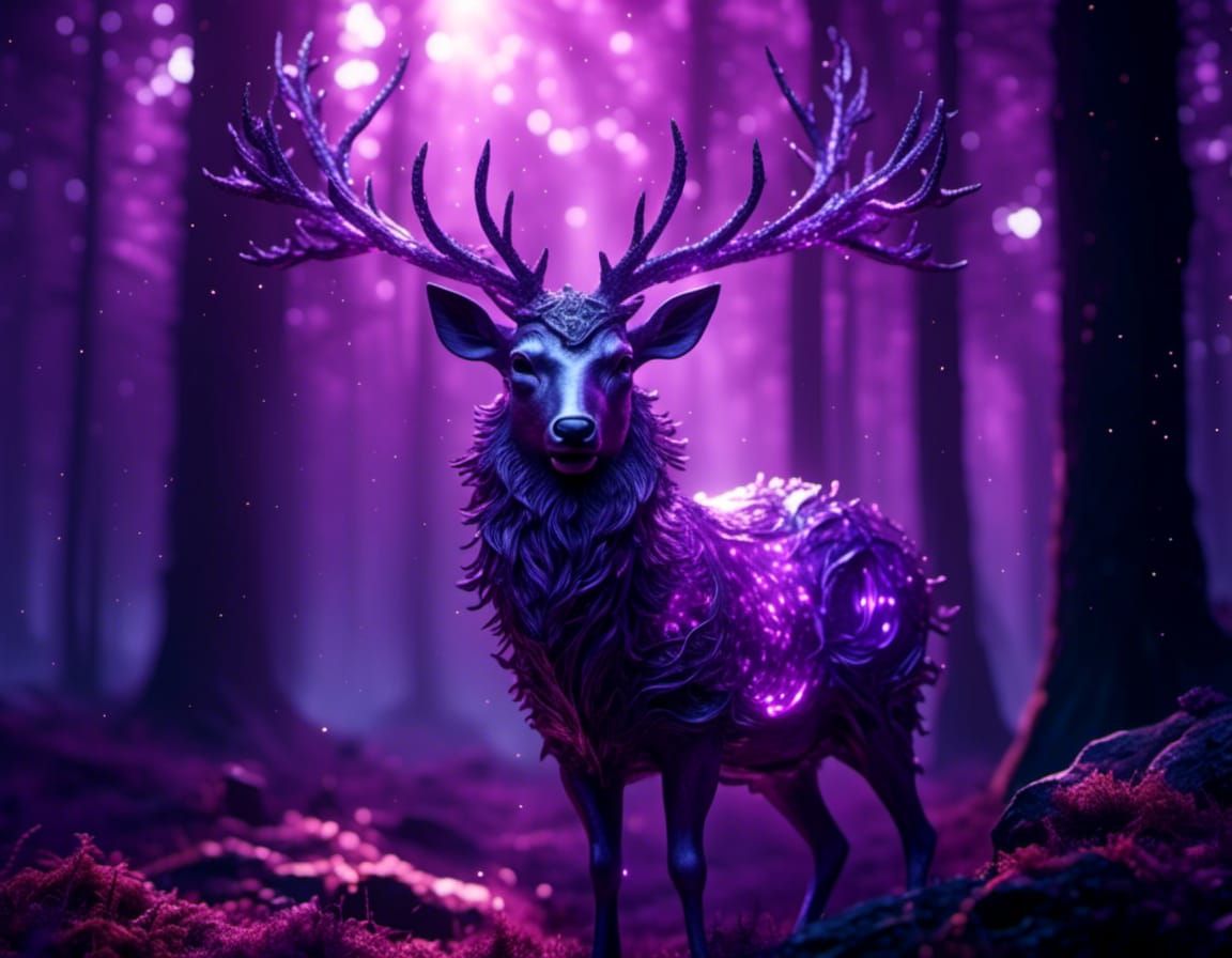 Mystic Forest Deer