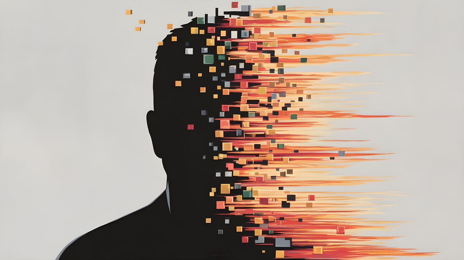 Digital Geometry Transforms into Expressive Portrait