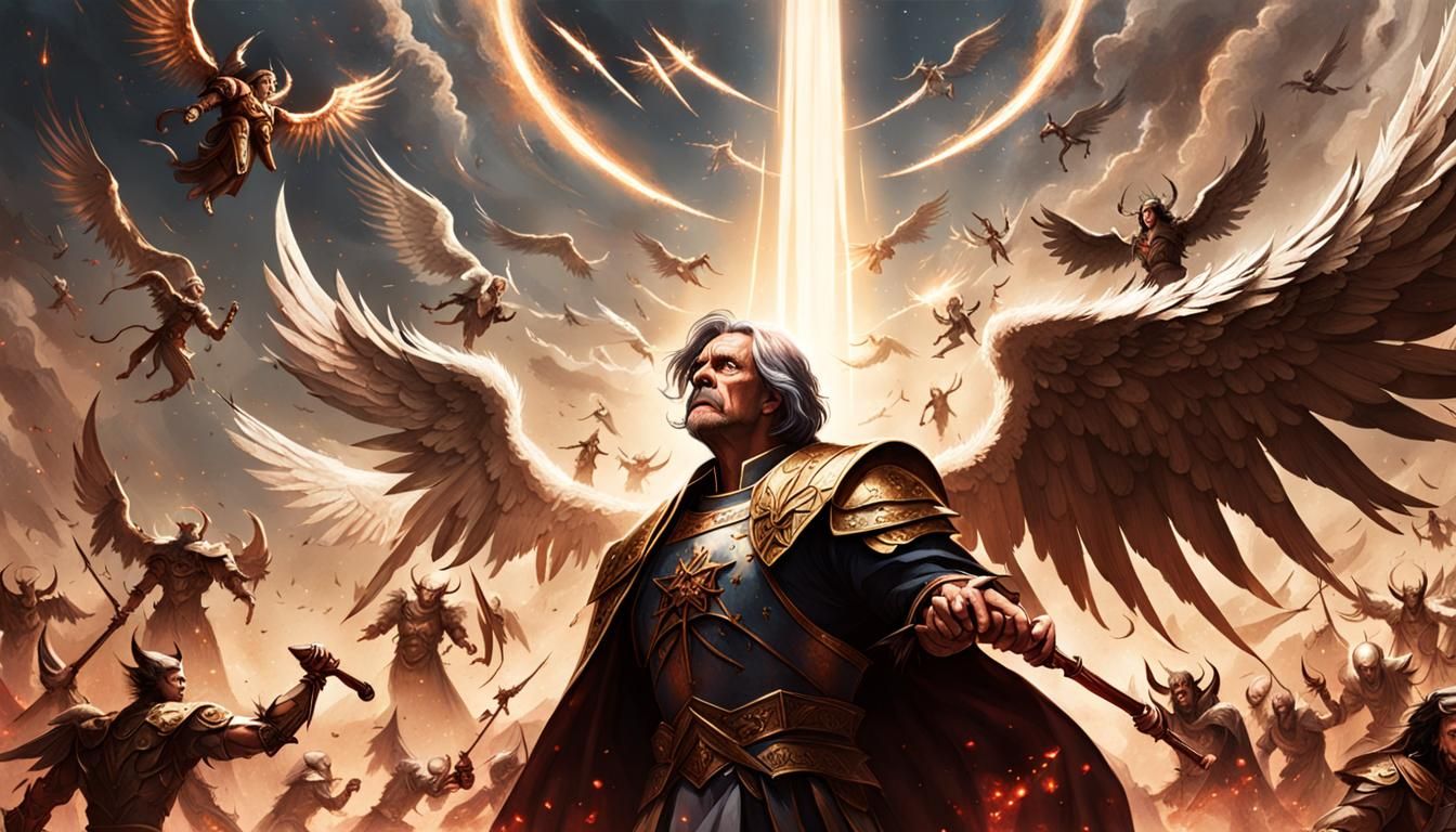 Angels and Demons Clash in Heaven