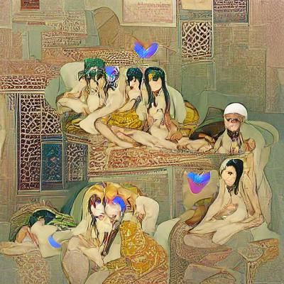 AI Generated Harem Image
