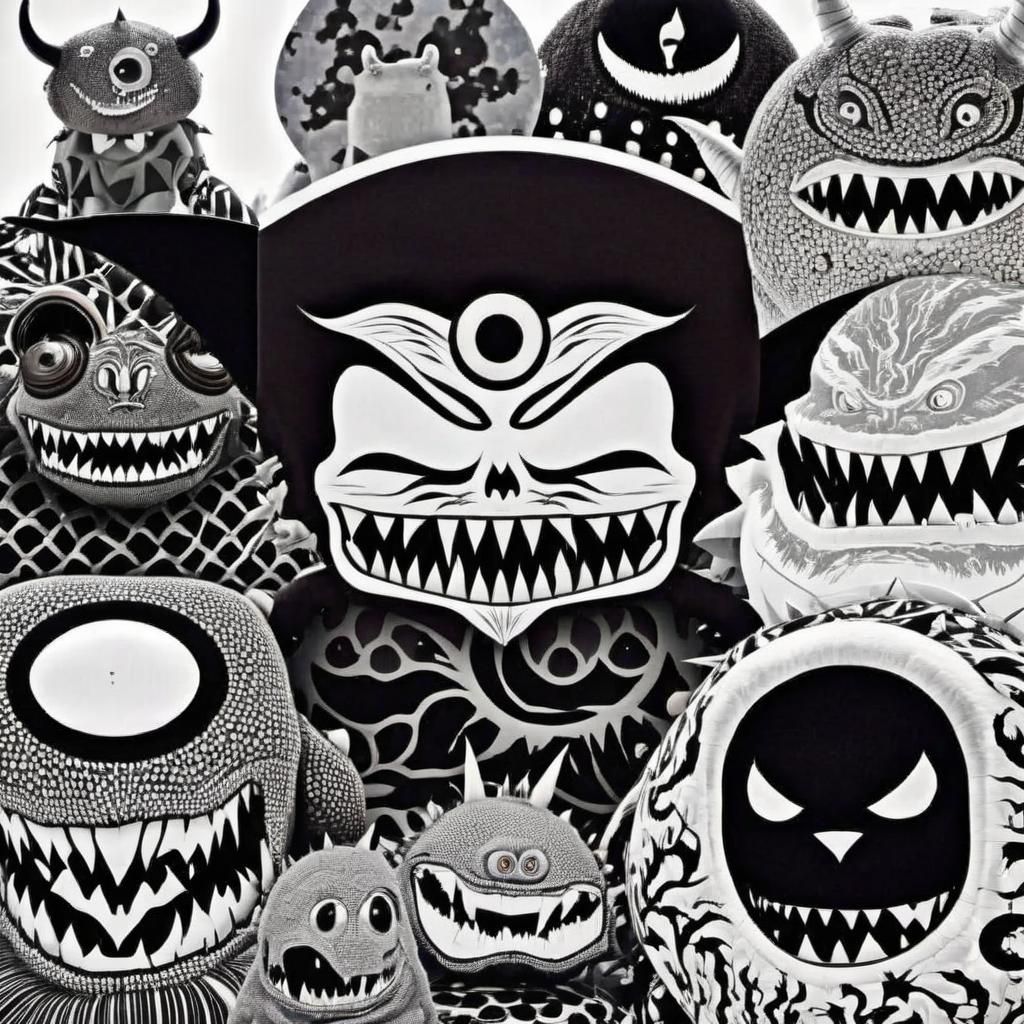 AI Generated Image of Monsters