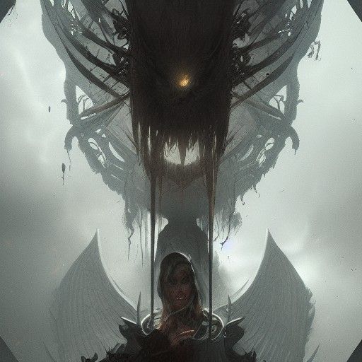 Sinister Depiction of God: Digital Art